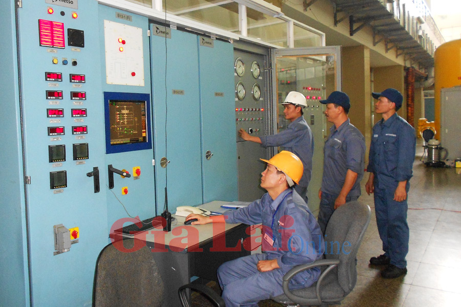 trạm điều khiển đập thủy điện